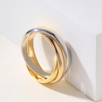 [Noble Aura jewelry]TRINITY 3.2MM RING COLLECTION