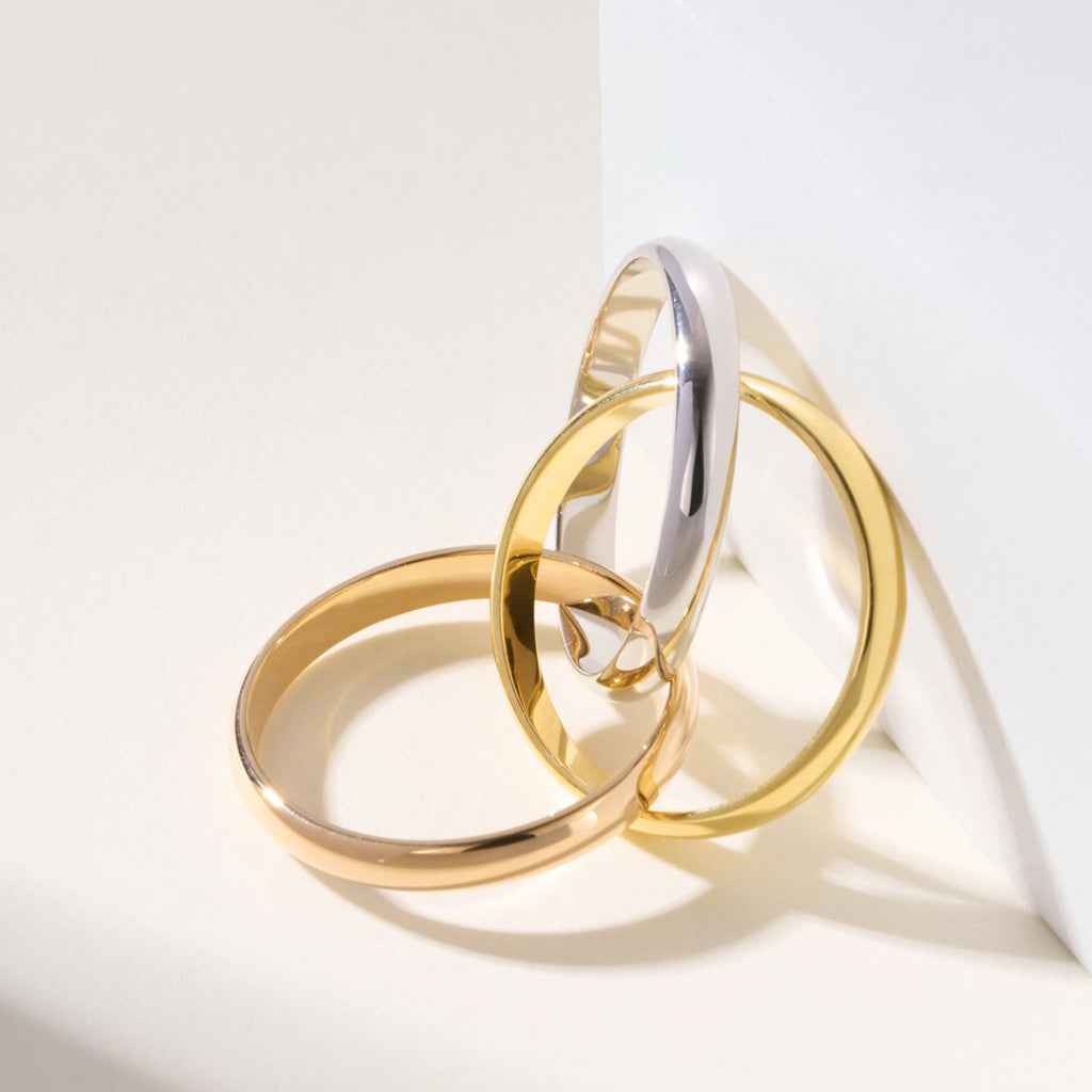 [Noble Aura jewelry]TRINITY 2.5MM RING COLLECTION