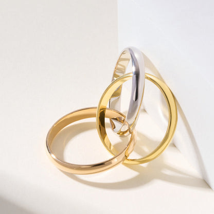 [Noble Aura jewelry]TRINITY 2.5MM RING COLLECTION