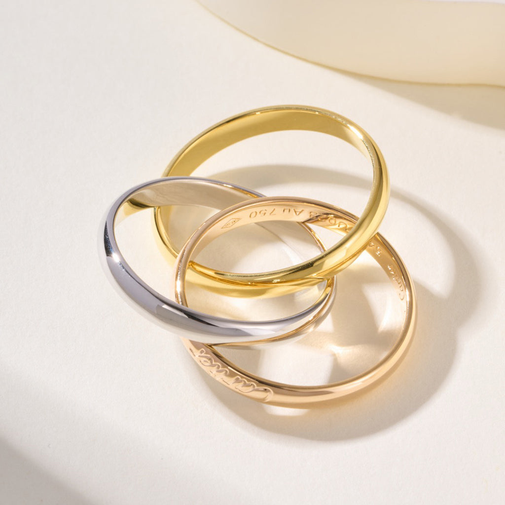 [Noble Aura jewelry]TRINITY 2.5MM RING COLLECTION