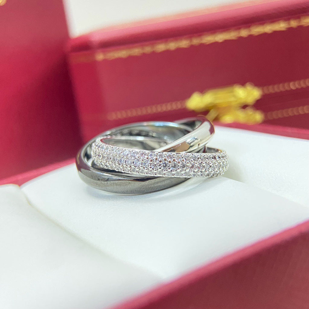 [Noble Aura jewelry]TRINITY 3.2MM RING BLACK CERAMIC