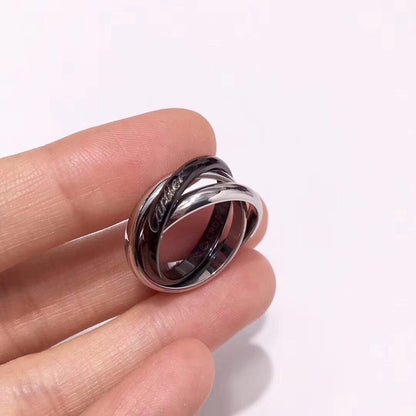 [Noble Aura jewelry]TRINITY 3.2MM RING BLACK CERAMIC