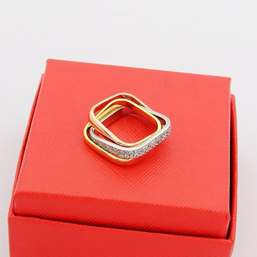 [Noble Aura jewelry]TRINITY 3.5MM CUSHION RING COLLECTION