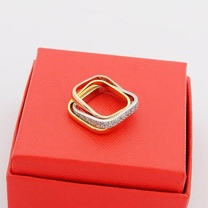 [Noble Aura jewelry]TRINITY 3.5MM CUSHION RING COLLECTION