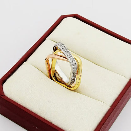 [Noble Aura jewelry]TRINITY 3.5MM CUSHION RING COLLECTION
