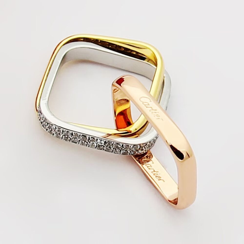 [Noble Aura jewelry]TRINITY 3.5MM CUSHION RING COLLECTION