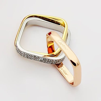 [Noble Aura jewelry]TRINITY 3.5MM CUSHION RING COLLECTION