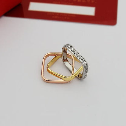 [Noble Aura jewelry]TRINITY 3.5MM CUSHION RING COLLECTION