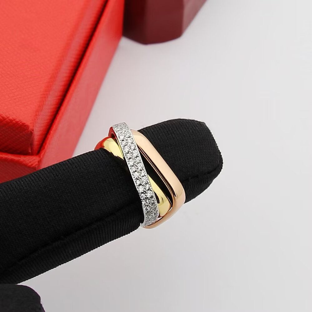 [Noble Aura jewelry]TRINITY 3.5MM CUSHION RING COLLECTION