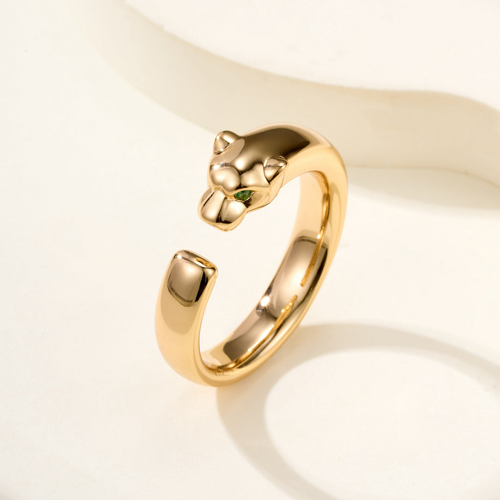 [Noble Aura jewelry]PANTHERE NO DIAMOND SMALL RING