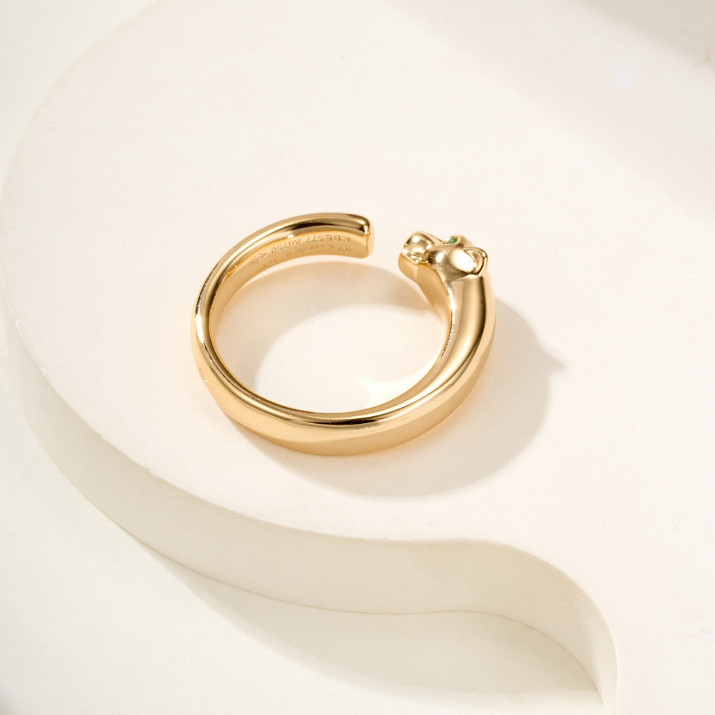 [Noble Aura jewelry]PANTHERE NO DIAMOND SMALL RING
