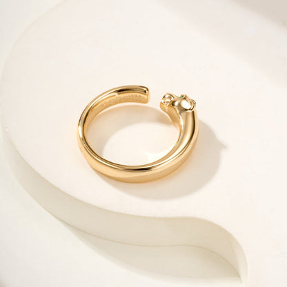[Noble Aura jewelry]PANTHERE NO DIAMOND SMALL RING