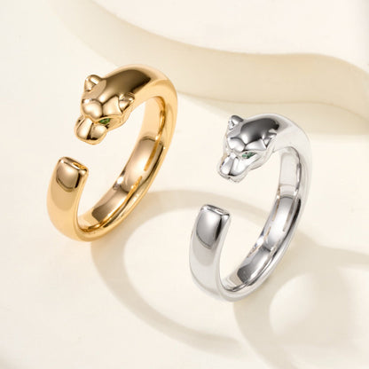 [Noble Aura jewelry]PANTHERE NO DIAMOND SMALL RING
