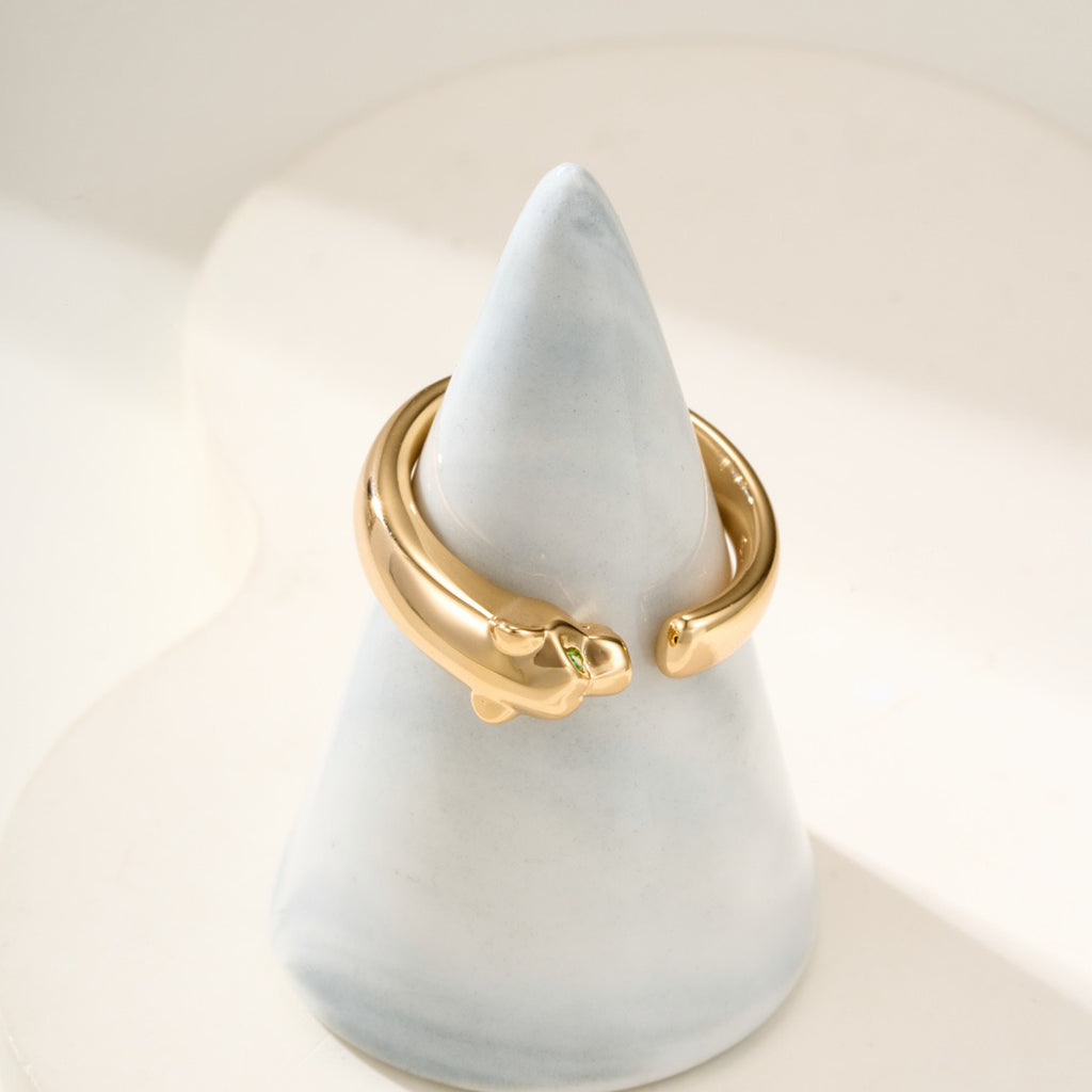 [Noble Aura jewelry]PANTHERE NO DIAMOND SMALL RING