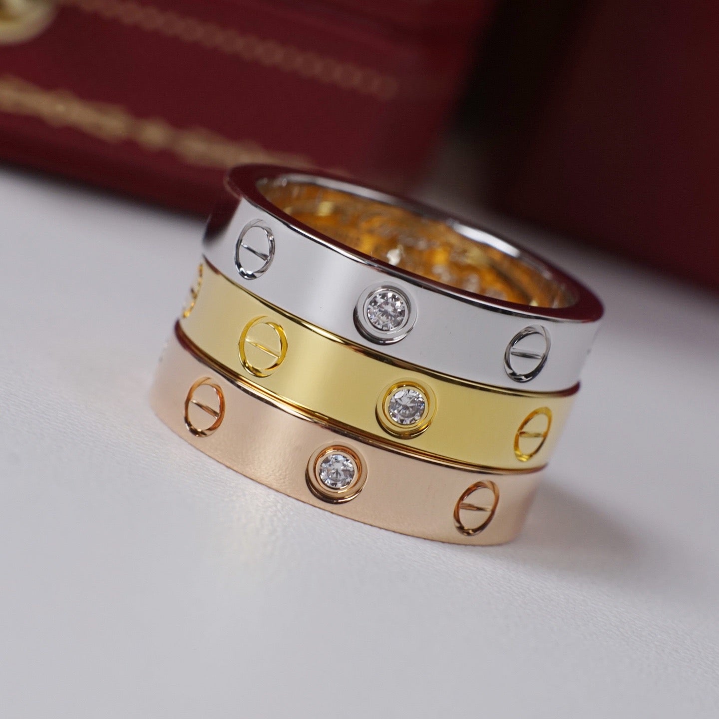 [Noble Aura jewelry]LOVE 4MM 1 DIAMOND RING