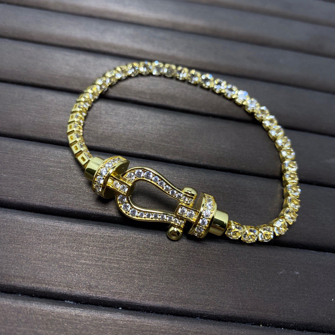 [Noble Aura jewelry]FORCE  HORSESHOE  DIAMOND TENNIS BRACELET