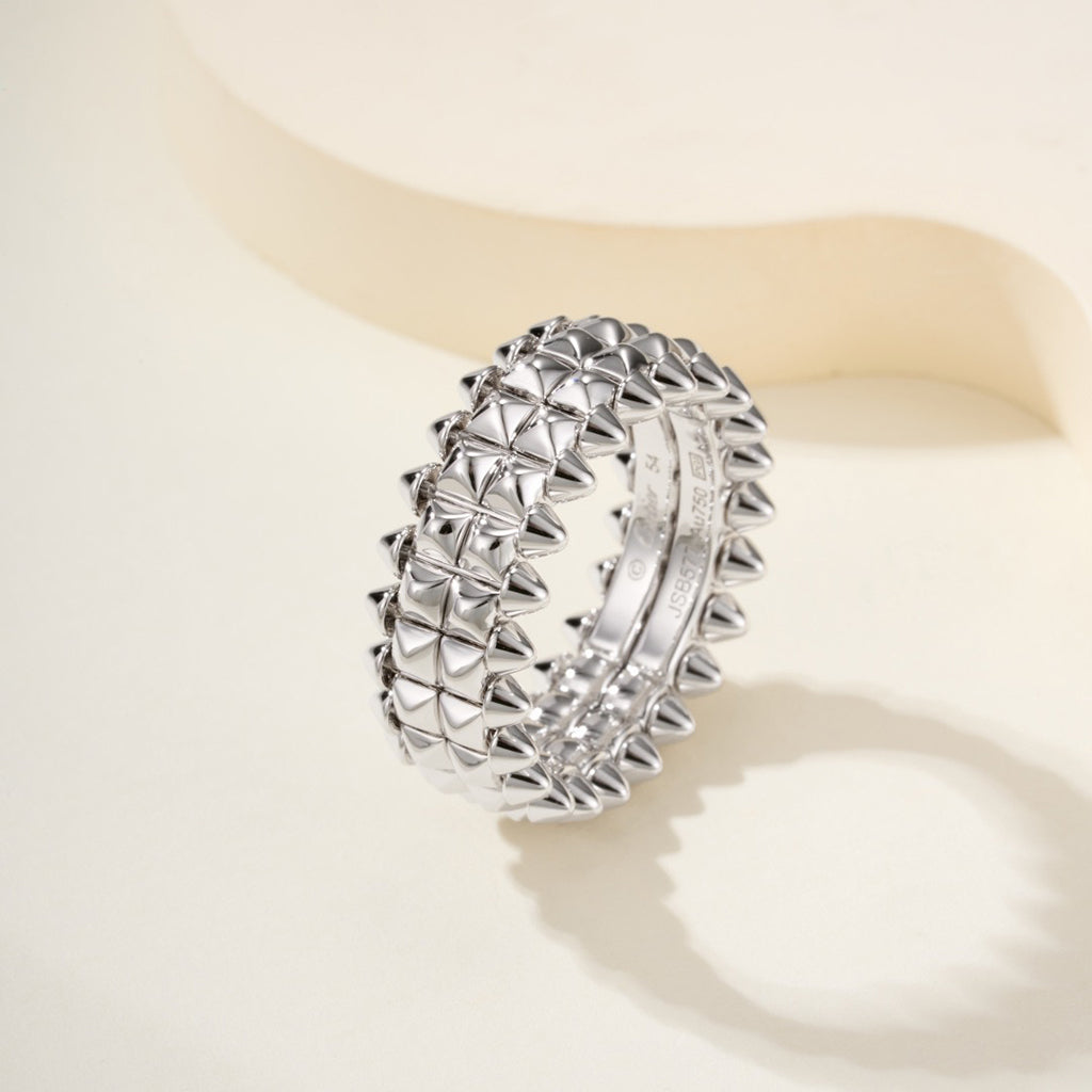 [Noble Aura jewelry]CLASH 9.2MM DOUBLE ROW RING