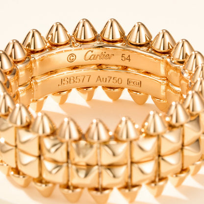 [Noble Aura jewelry]CLASH 9.2MM DOUBLE ROW RING