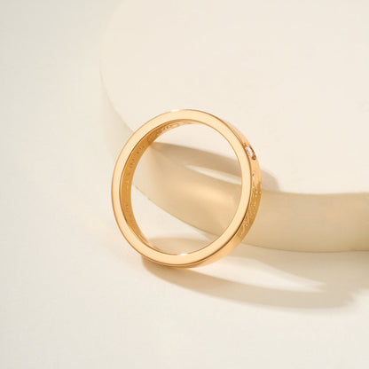 [Noble Aura jewelry]LOVE RING 4MM 1 DIAMOND