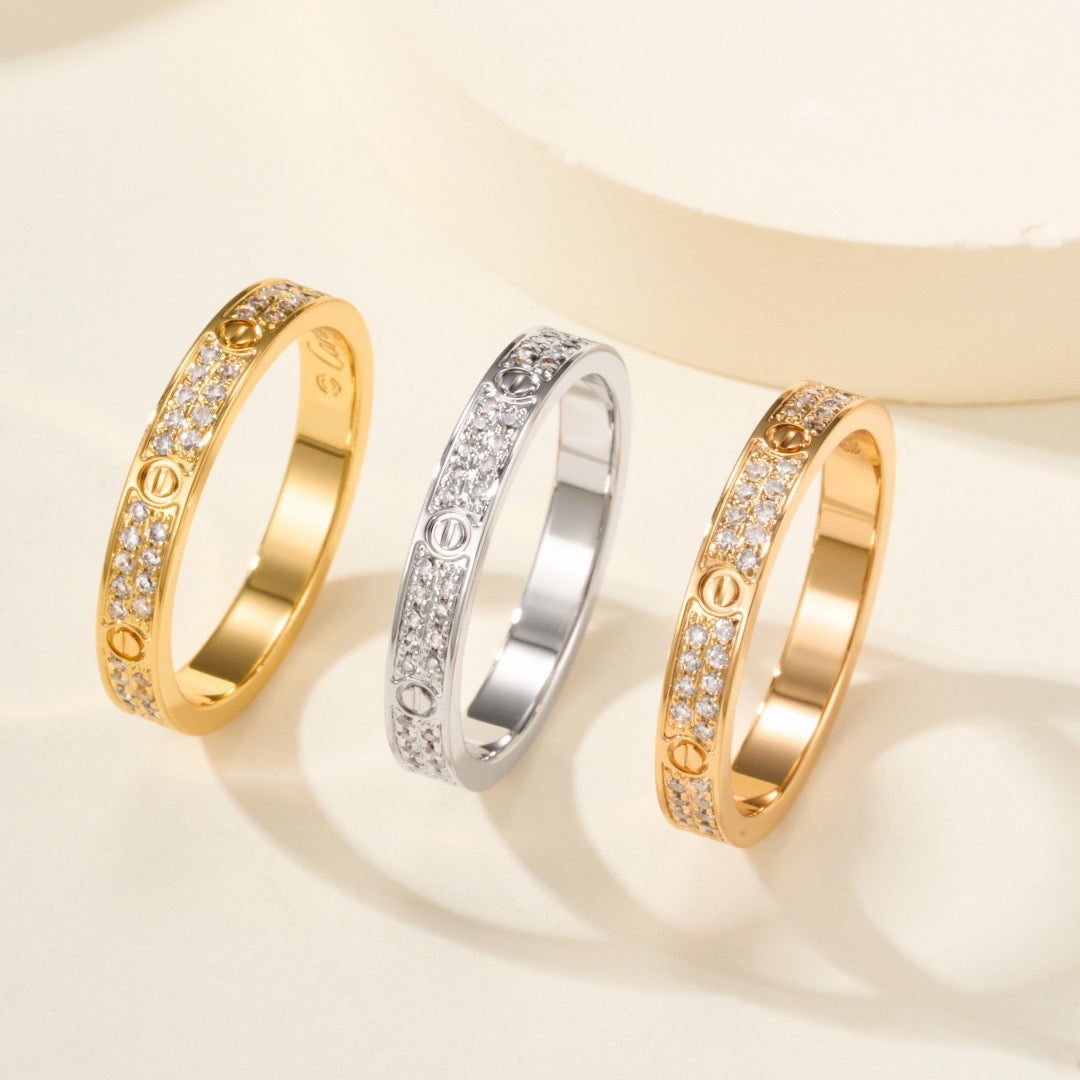 [Noble Aura jewelry]LOVE RING 2.65MM DIAMOND