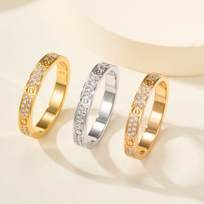[Noble Aura jewelry]LOVE RING 2.65MM DIAMOND