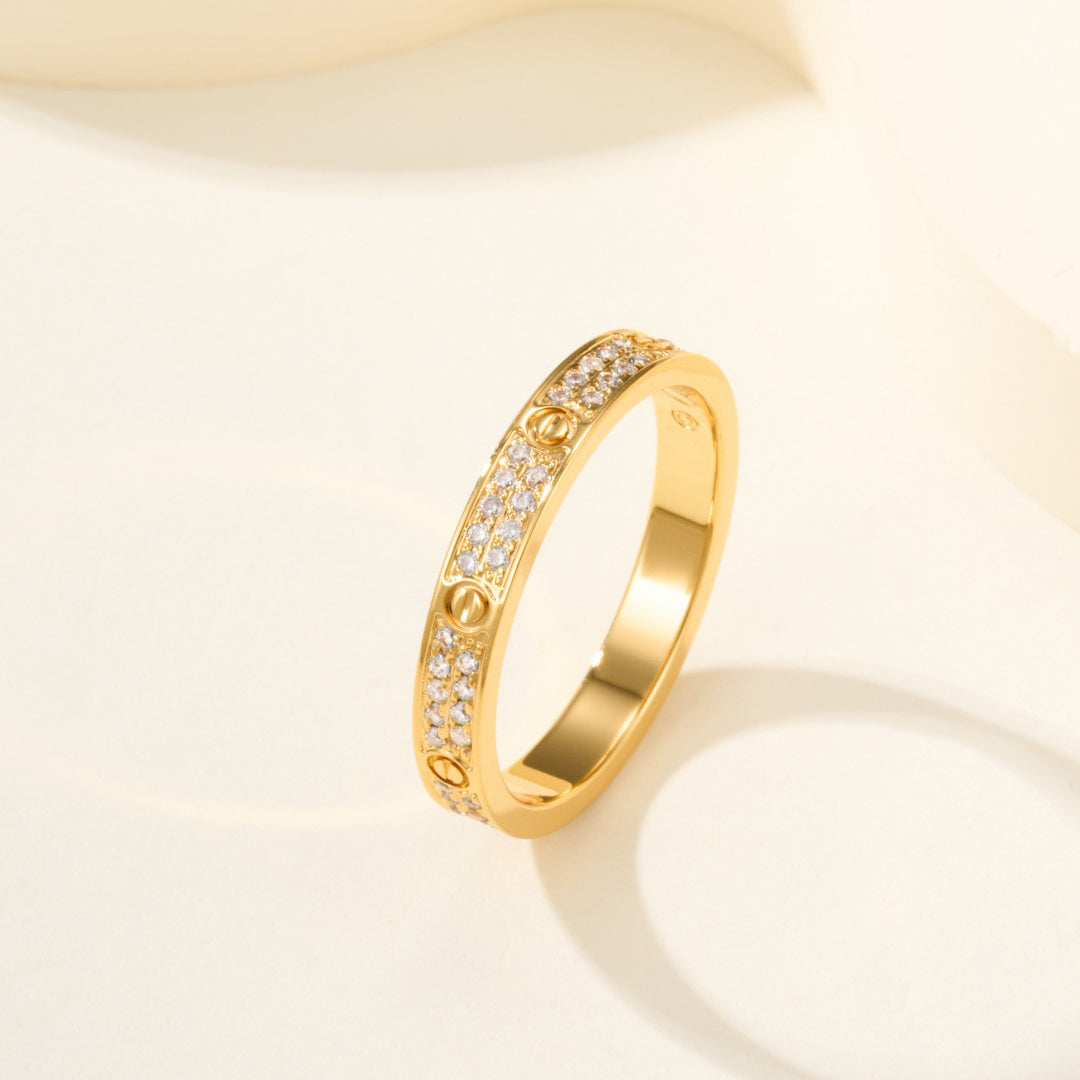 [Noble Aura jewelry]LOVE RING 2.65MM DIAMOND