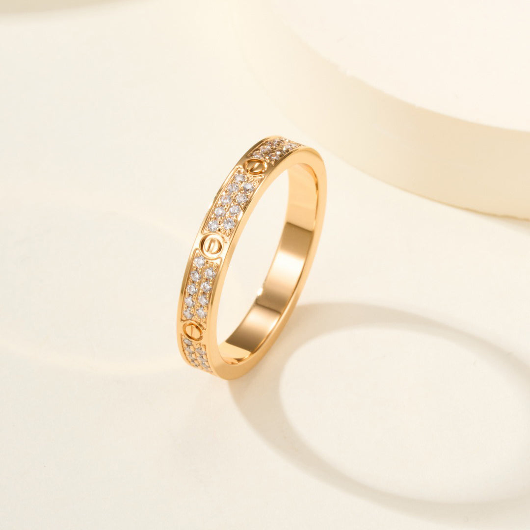 [Noble Aura jewelry]LOVE RING 2.65MM DIAMOND
