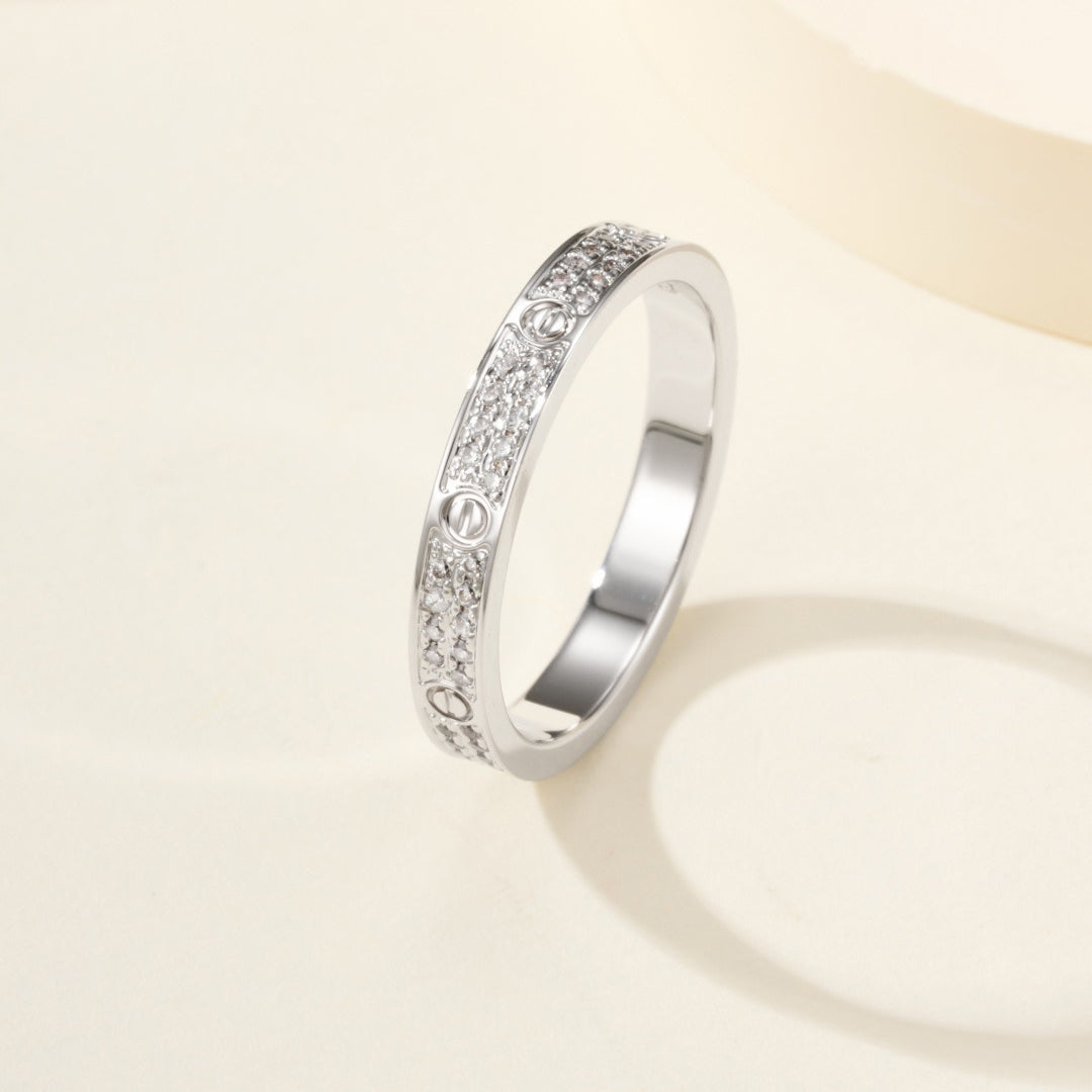 [Noble Aura jewelry]LOVE RING 2.65MM DIAMOND
