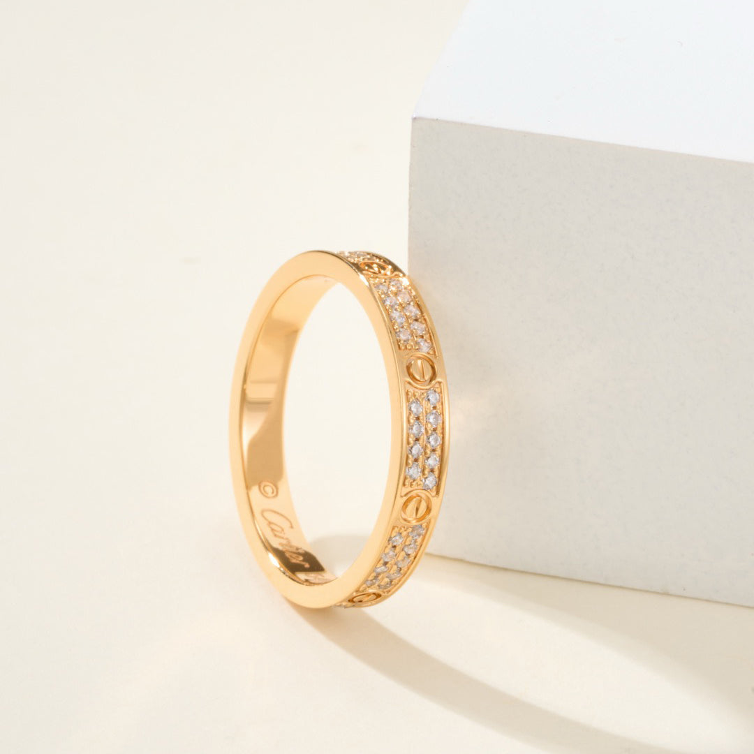 [Noble Aura jewelry]LOVE RING 2.65MM DIAMOND