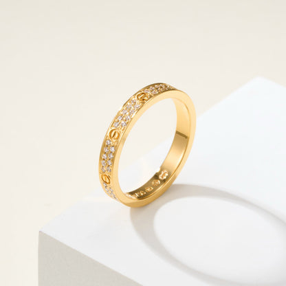 [Noble Aura jewelry]LOVE RING 2.65MM DIAMOND