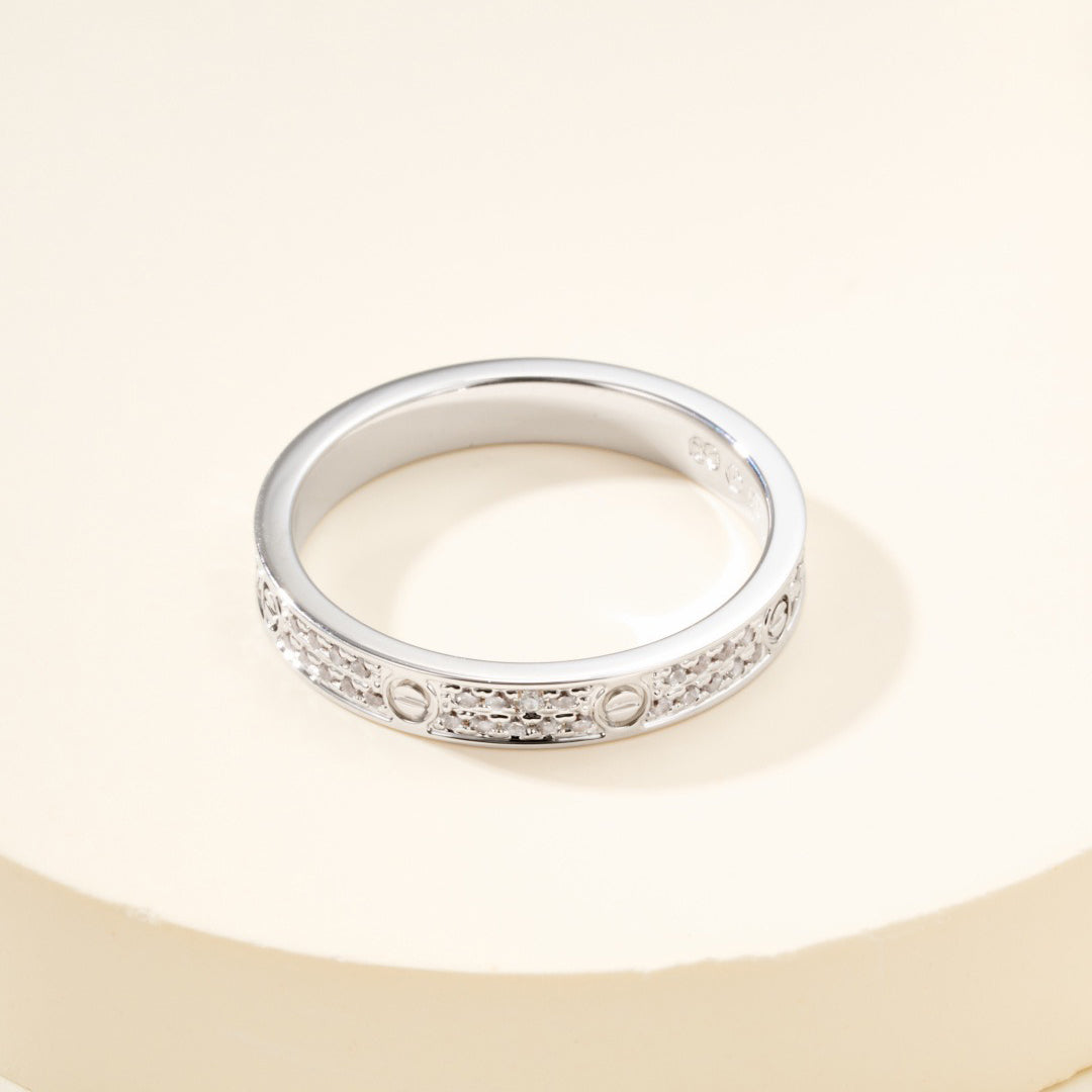 [Noble Aura jewelry]LOVE RING 2.65MM DIAMOND