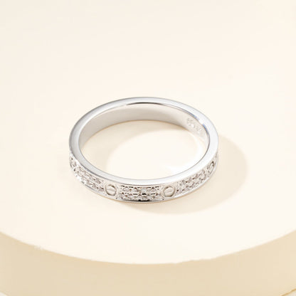 [Noble Aura jewelry]LOVE RING 2.65MM DIAMOND