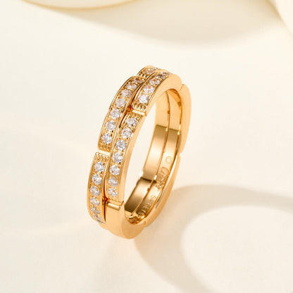 [Noble Aura jewelry]MAILLON PANTHERE DIAMOND RING
