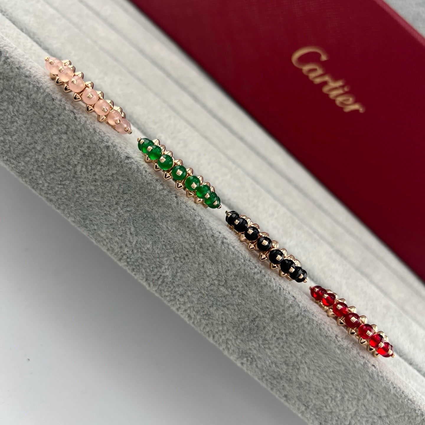 [Noble Aura jewelry]CLASH 7.9MM AGATE CHALCEDONY RING