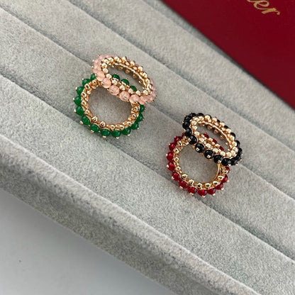 [Noble Aura jewelry]CLASH 7.9MM AGATE CHALCEDONY RING