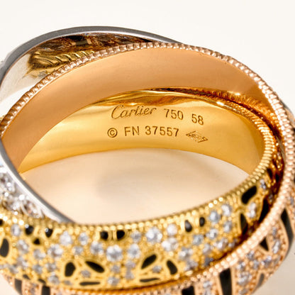 [Noble Aura jewelry]TRINITY  RING LEOPARD PRINT