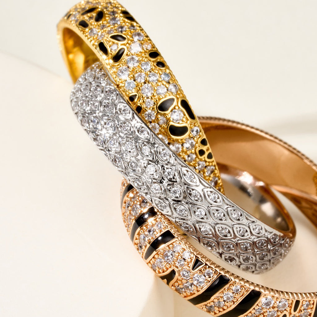 [Noble Aura jewelry]TRINITY  RING LEOPARD PRINT