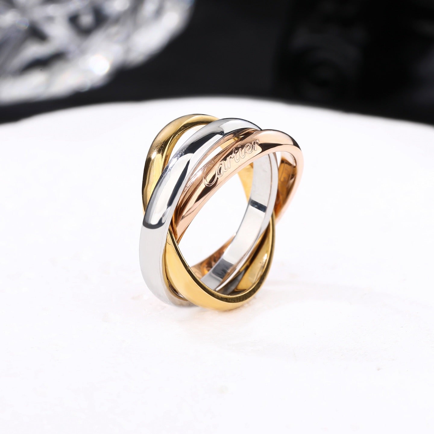 [Noble Aura jewelry]TRINITY 3.2MM RING COLLECTION