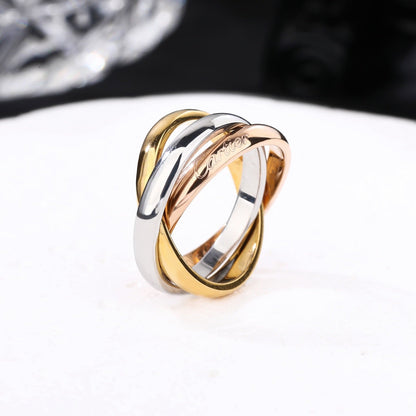 [Noble Aura jewelry]TRINITY 3.2MM RING COLLECTION