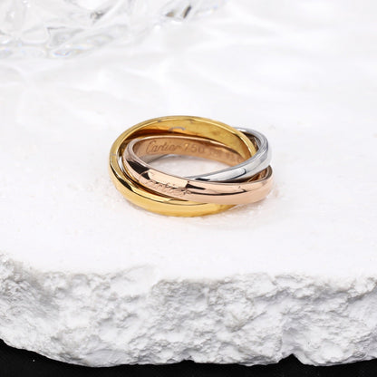 [Noble Aura jewelry]TRINITY 3.2MM RING COLLECTION