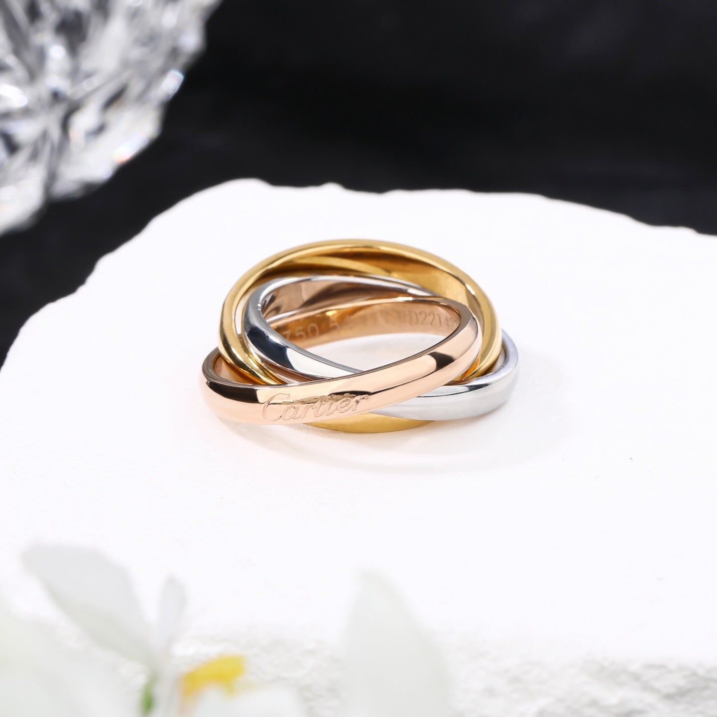 [Noble Aura jewelry]TRINITY 3.2MM RING COLLECTION