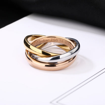 [Noble Aura jewelry]TRINITY 3.2MM RING COLLECTION