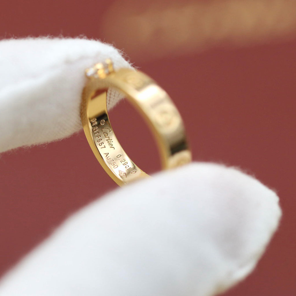 [Noble Aura jewelry]LOVE RING 3.6MM 1 BIG DIAMOND