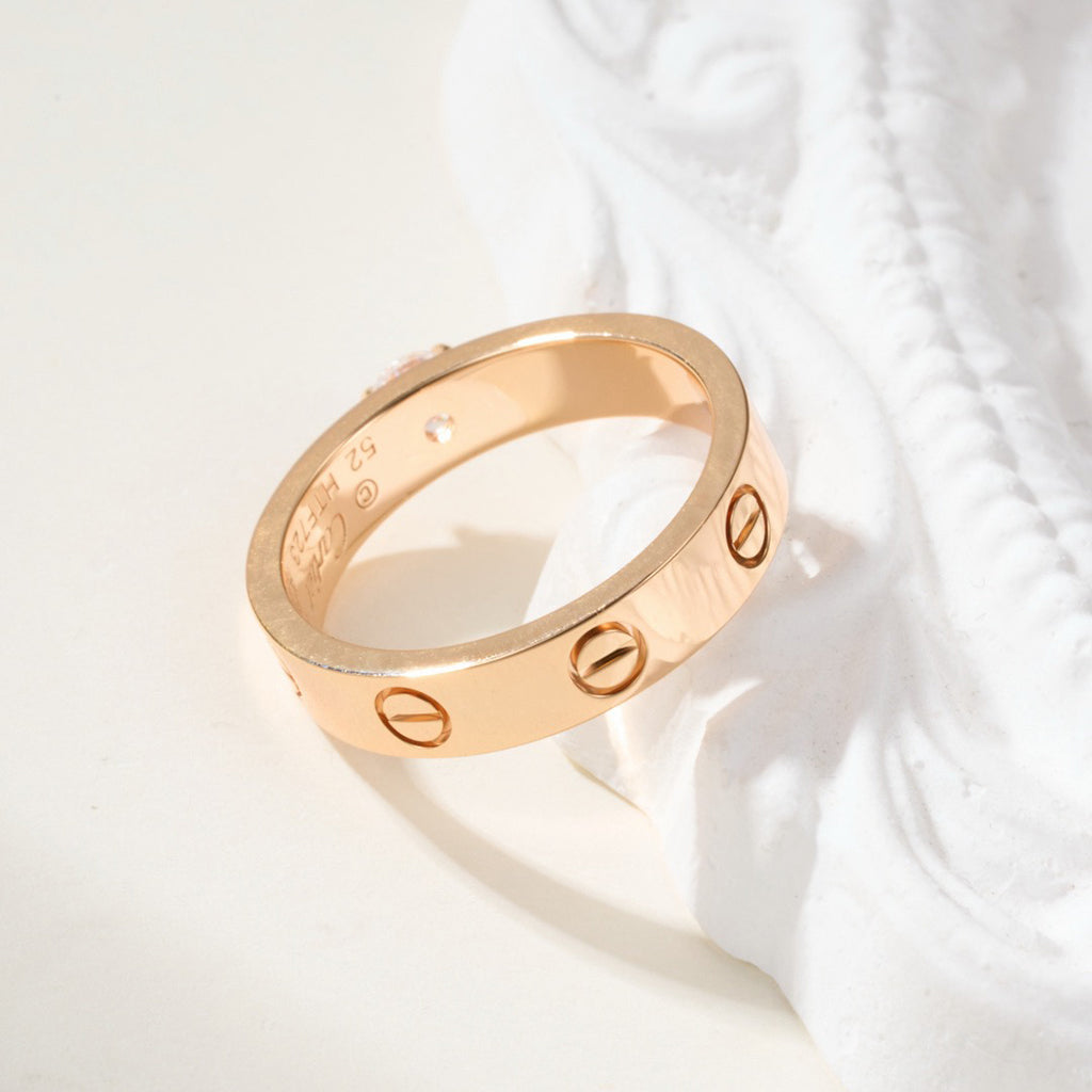 [Noble Aura jewelry]LOVE RING 3.6MM 1 BIG DIAMOND