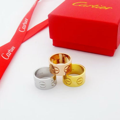 [Noble Aura jewelry]LOVE 11MM LARGE RING