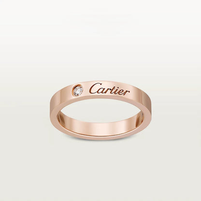 [Noble Aura jewelry]LOVE RING 4MM 1 DIAMOND