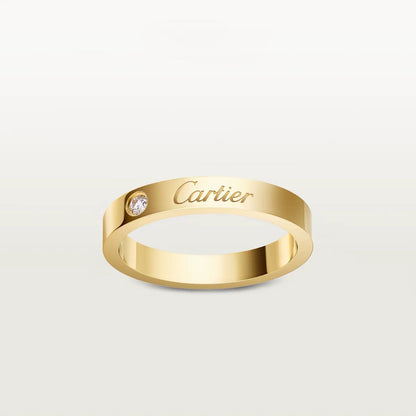 [Noble Aura jewelry]LOVE RING 4MM 1 DIAMOND