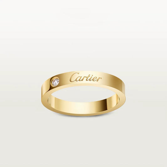 [Noble Aura jewelry]LOVE RING 4MM 1 DIAMOND