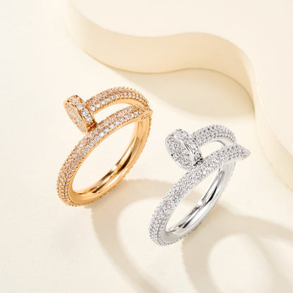 [Noble Aura jewelry]JUSTE RING 2.6MM FULL DIAMOND