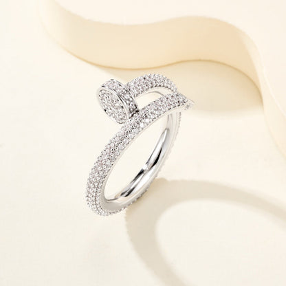 [Noble Aura jewelry]JUSTE RING 2.6MM FULL DIAMOND